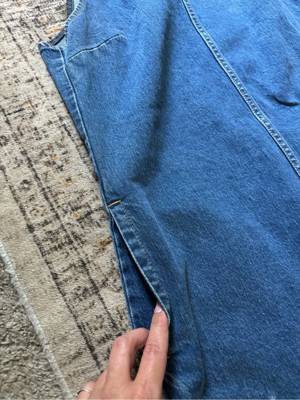 J. Crew Blue Denim Mini Dress